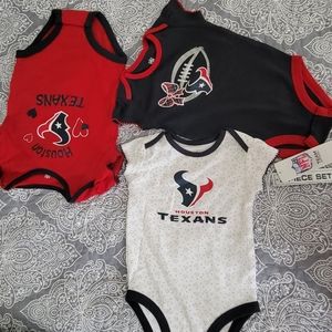 Baby onsies Houston Texans NFL 3pcs. Set